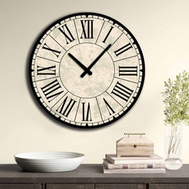 Wallity Reloj Decorativo de MDF Multicolor 50 cm